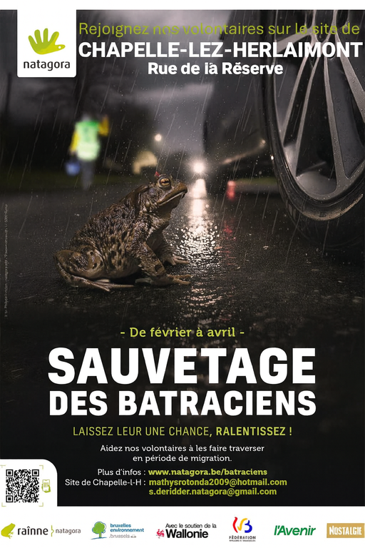 Natagora - Opération batraciens 2026